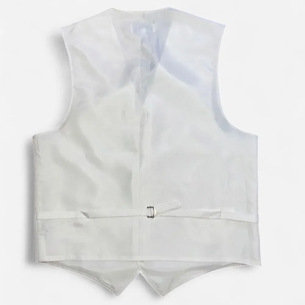 White Suit / Tuxedo Vest; Size MENS MEDIUM